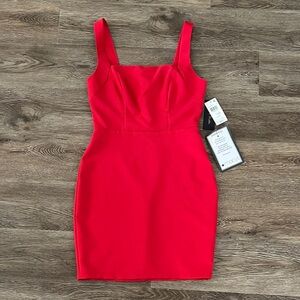 City Studio Vibrant Red Mini Dress